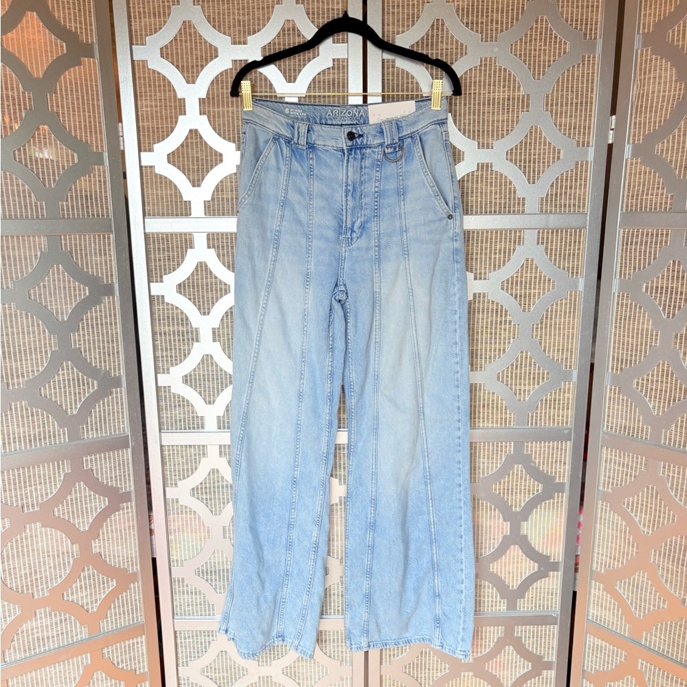 NWT Arizona Jean Company Light Blue Flare Jeans